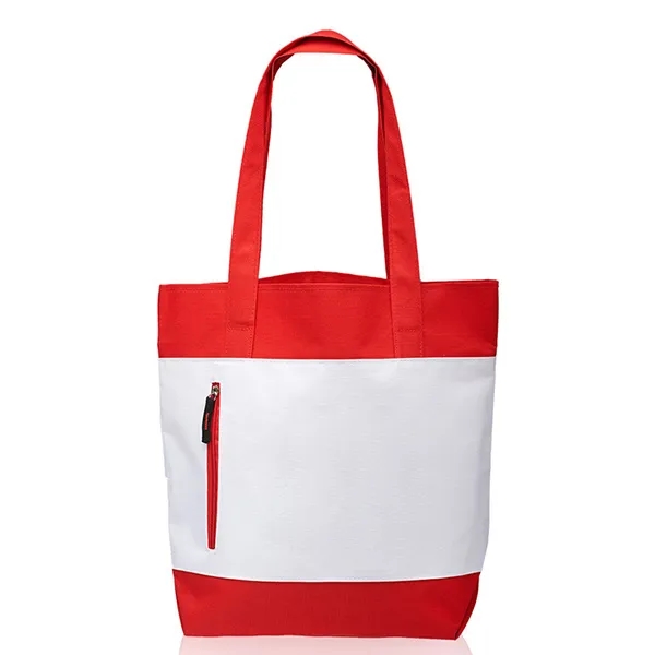 Seaside Tote Bags with Front Zipper 2