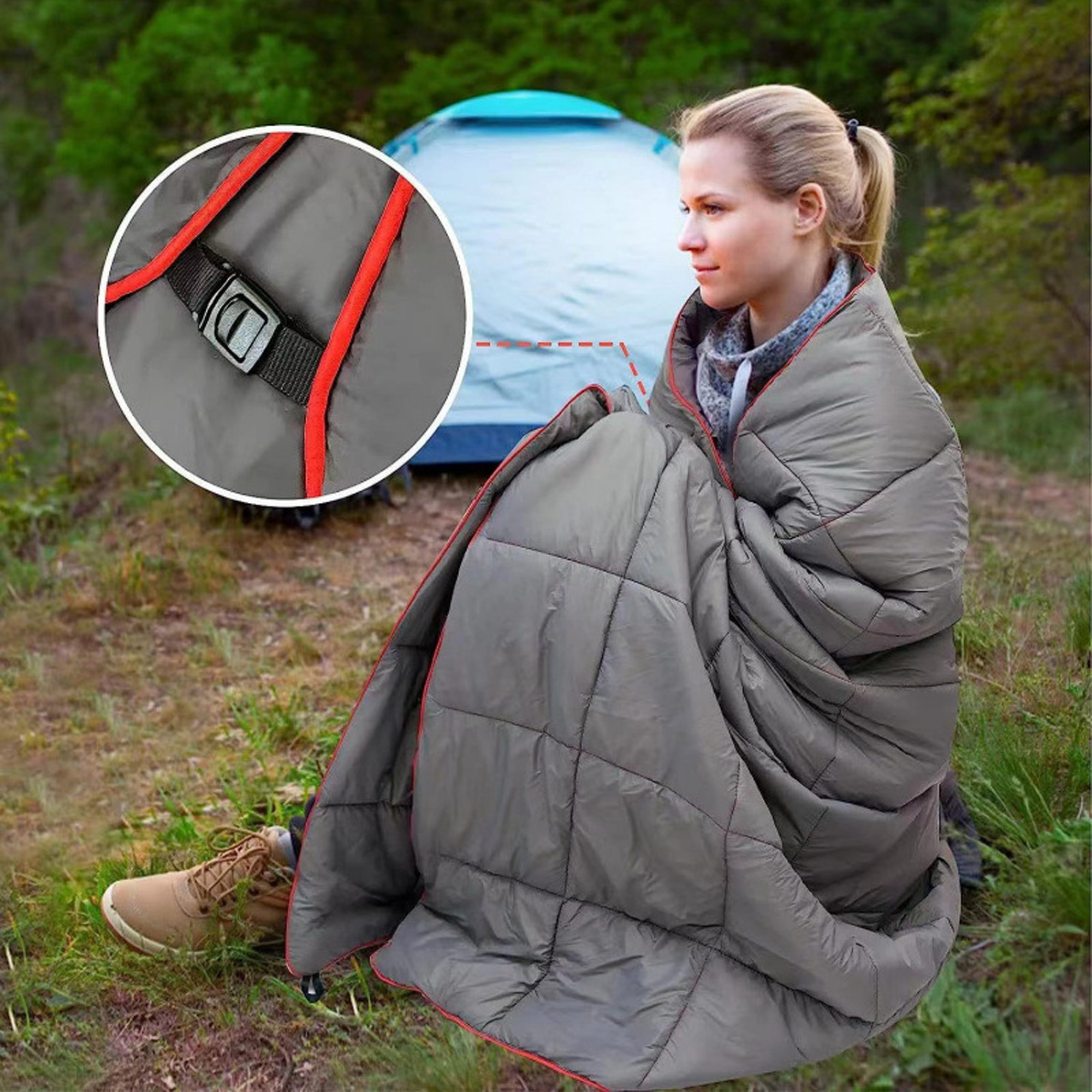 Portable Lightweight and WarmCamping Blanket 3