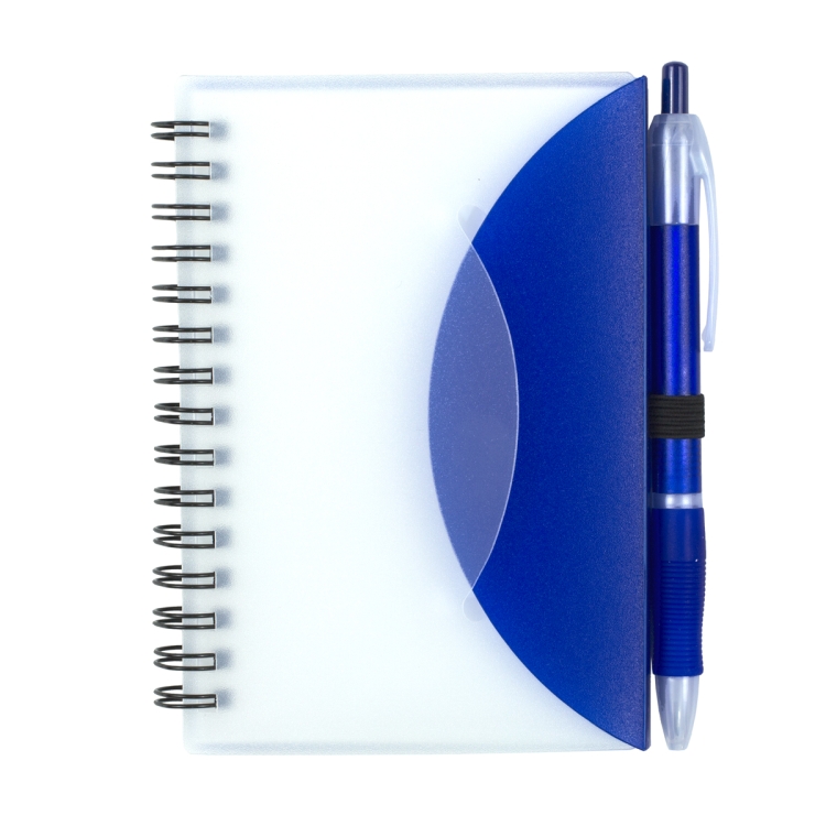 "CUPERTINO" Stylish Spiral Notepad Notebook with Matching Color Pen 2