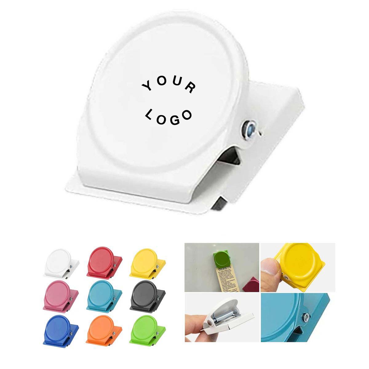 Magnetic Stainless Steel Clip for Notes and Bills 2