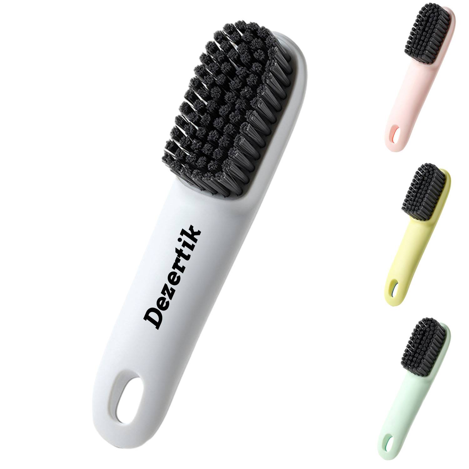 Household long-handled soft-bristled shoe brush 2