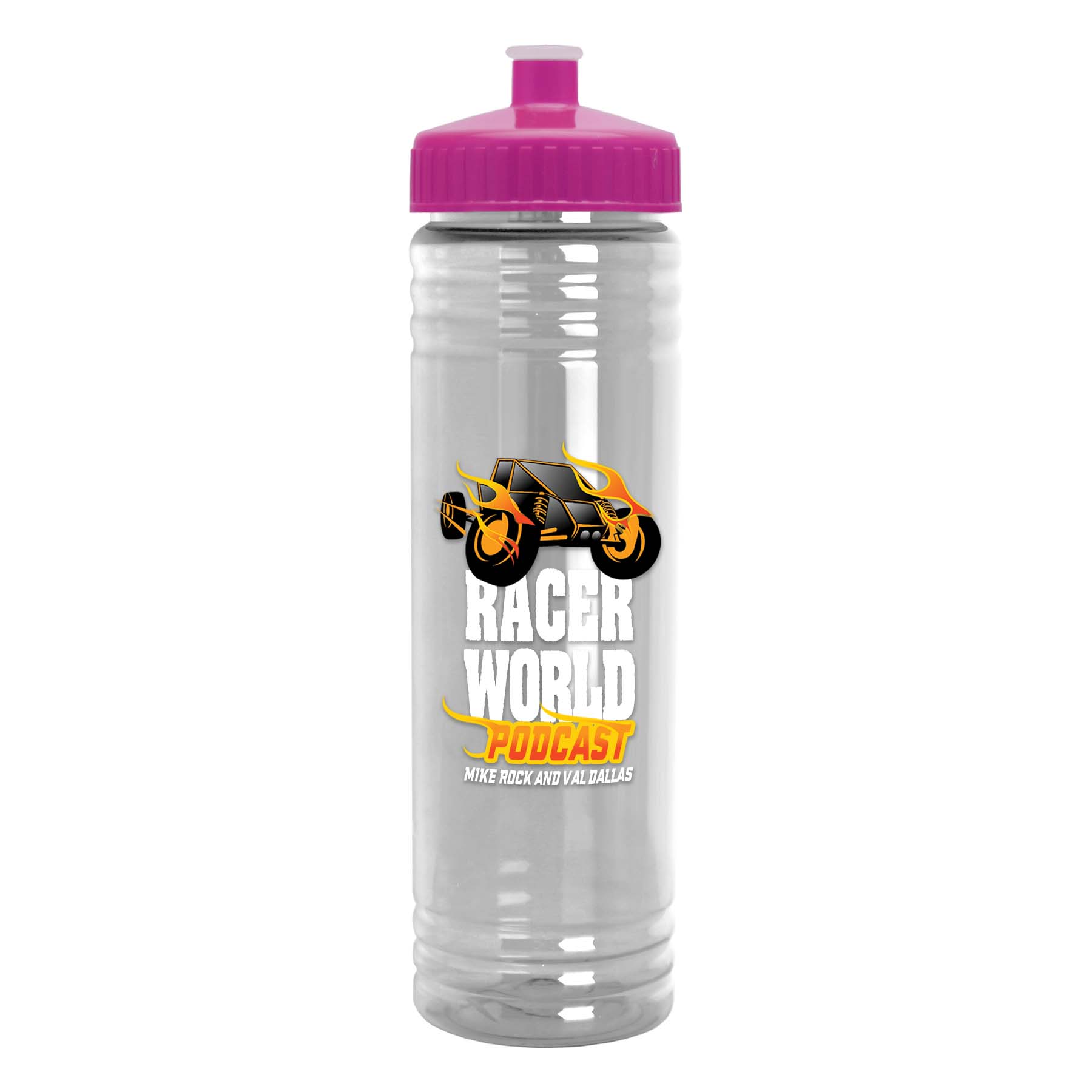 24 oz. Slim Fit Water Bottle with Push-Pull - Digital 3