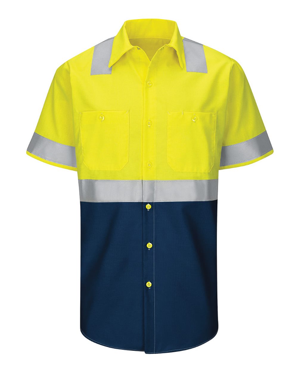 Men's Tall Enhanced & Hi-Visibility Work Shirt - SY24T 13
