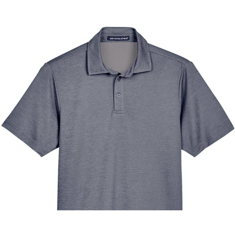 Devon & Jones CrownLux Performance™ Men's Address Melange Polo 19