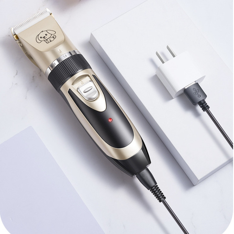 Rechargeable Pet Clippers Grooming Kit with Scissor Comb 8