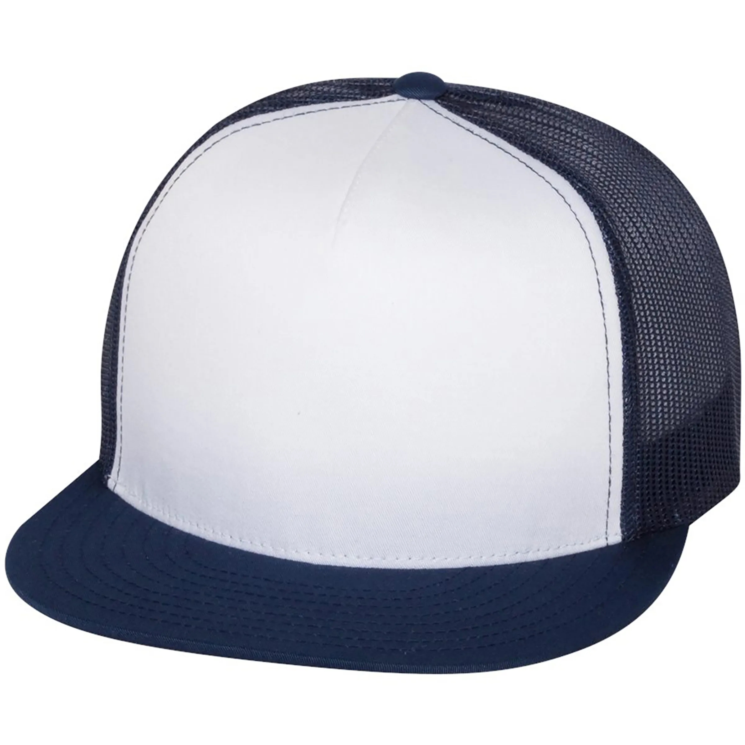 YUPOONG-CLASSIC FLAT BILL TRUCKER CAP 37