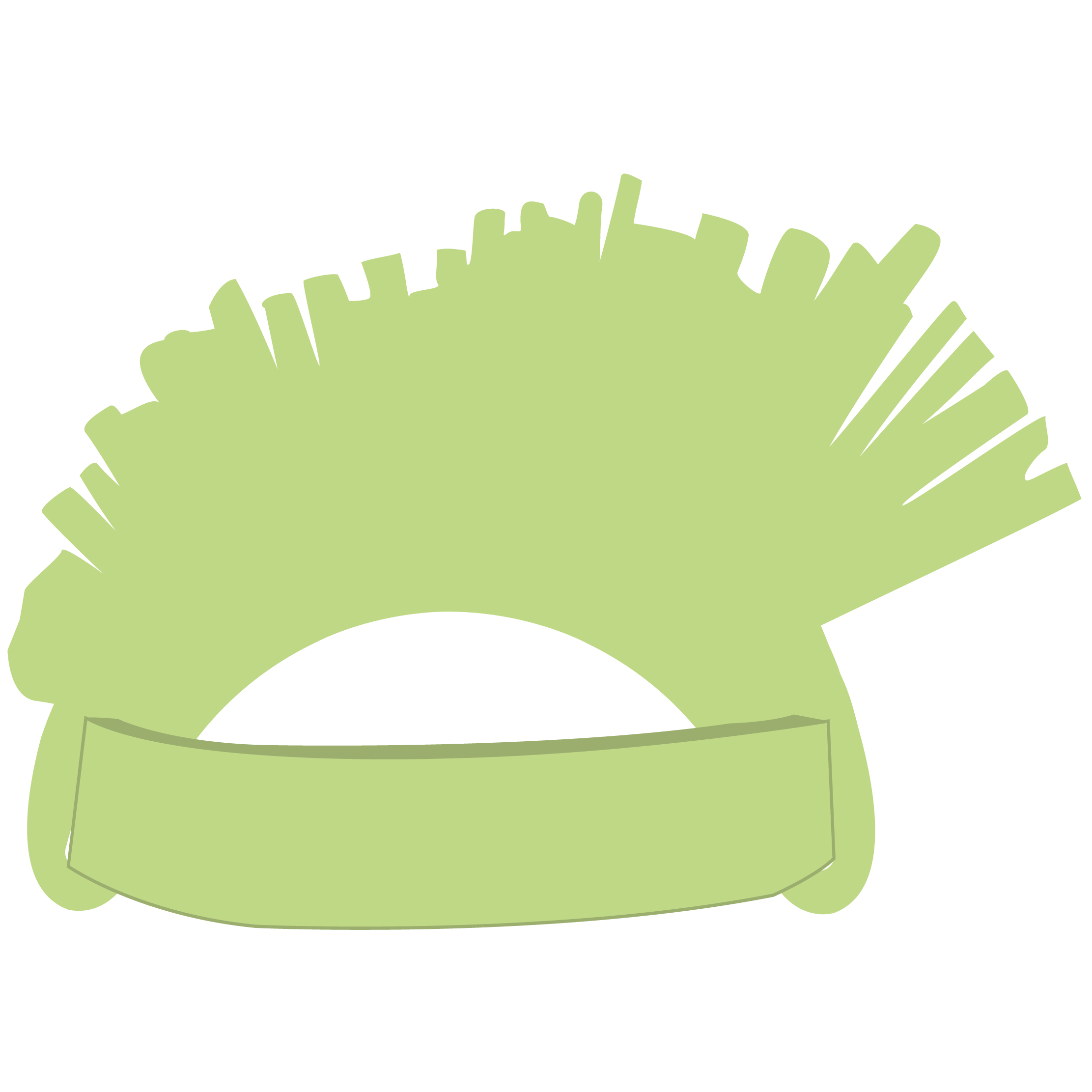 Foam Mohawk Hat 6
