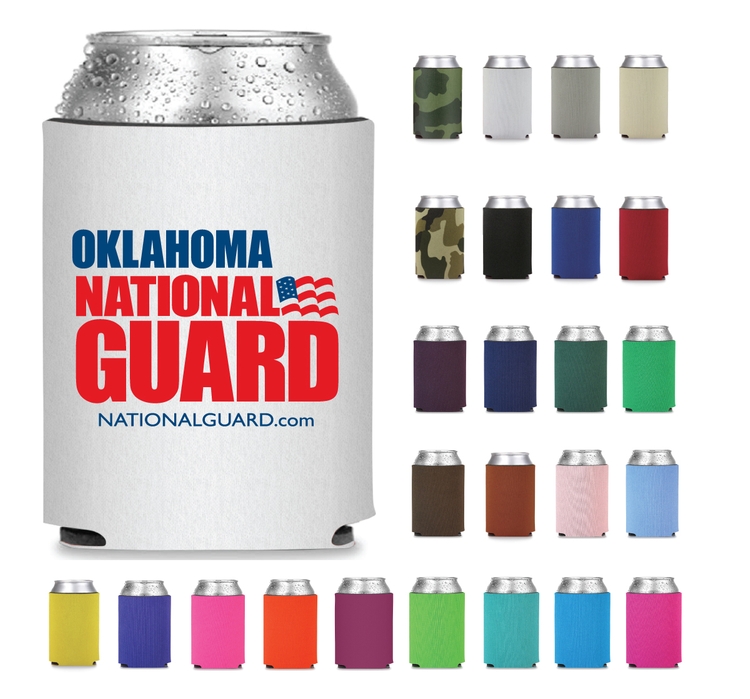 Collapsible Premium Foam Can Cooler - Screen Printed 2