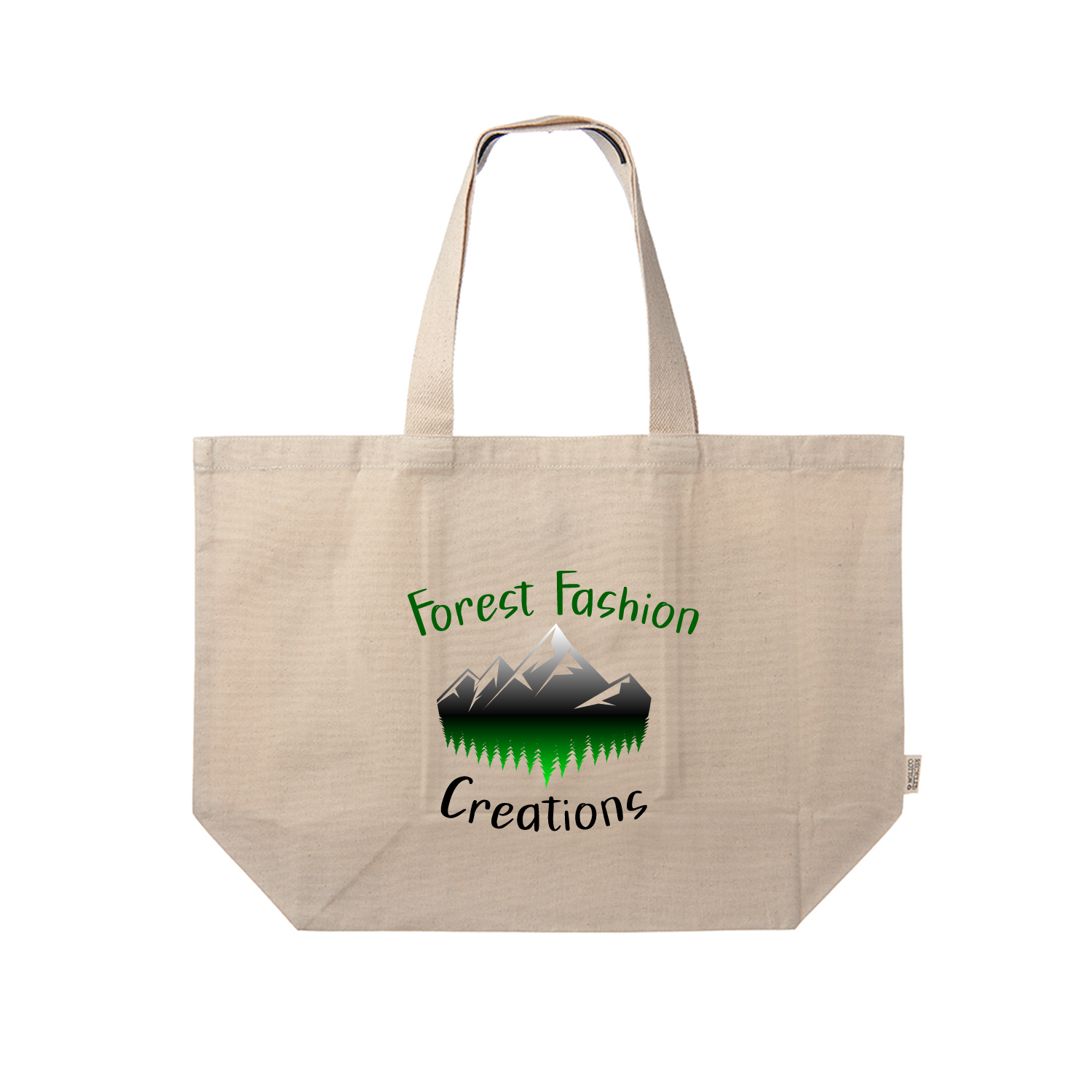 Eco Jumbo Tote Bag (Full Color Imprint), custom tote bag with logo imprint 6
