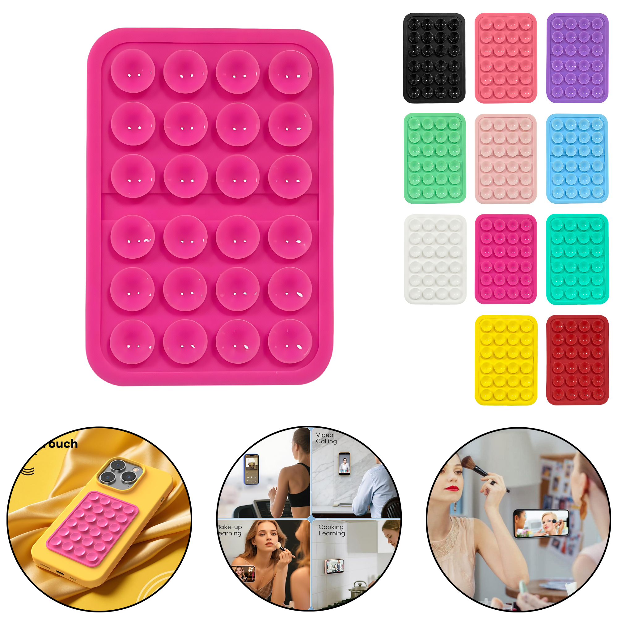 Silicone Phone Holder with Suction Cup - Creative Car 11