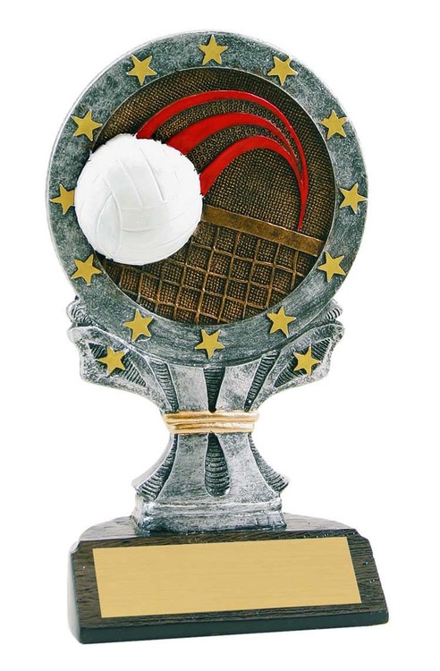 6-1/4" Tall Volleyball All Star Award 2