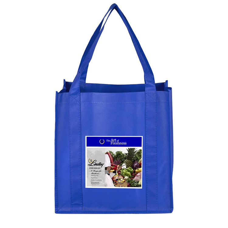 12-1/2"W x 13"H x 8"Gusset - "MEGA" Grocery Shopping Tote Bag 23