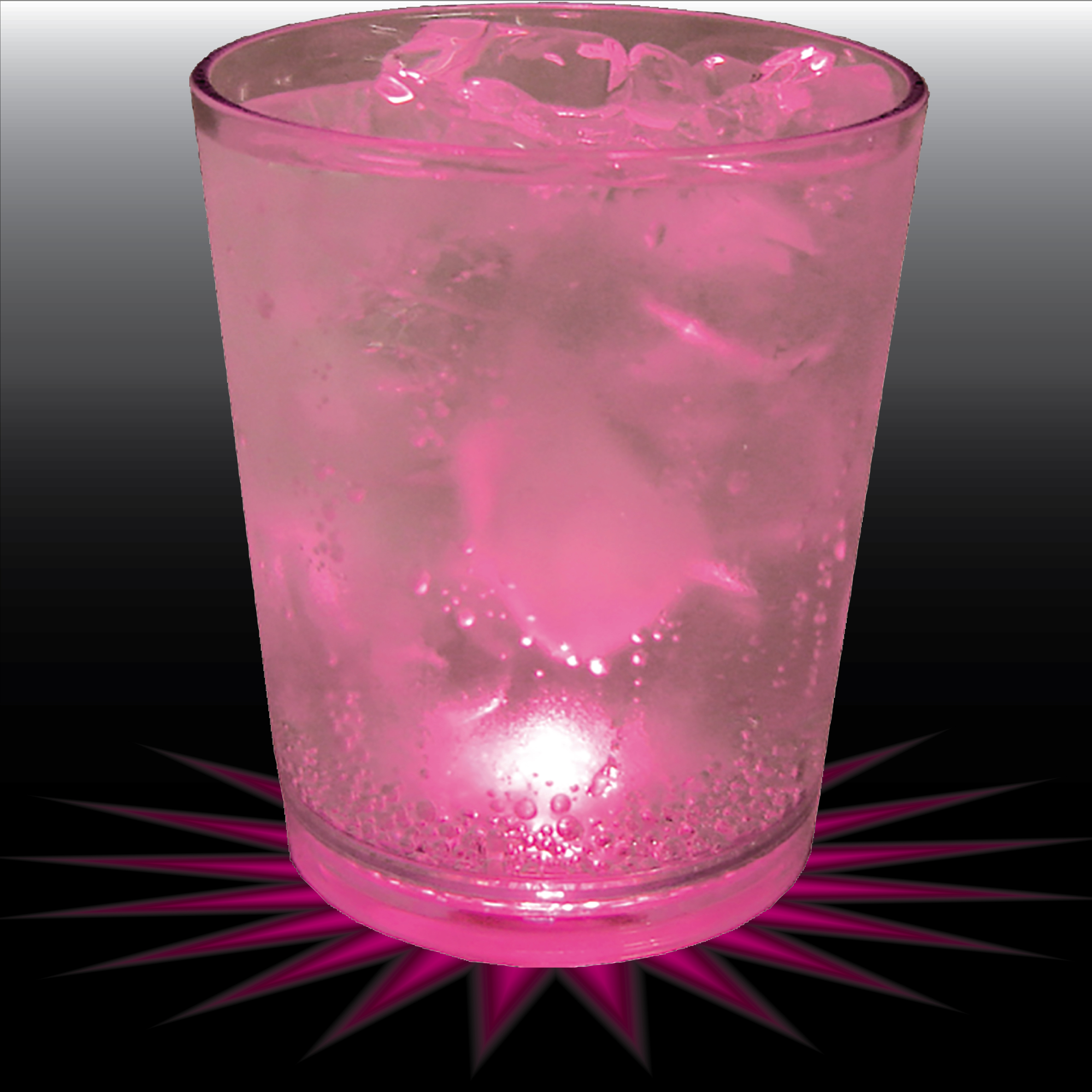 12oz Single Light Plastic Rocks Cup 19