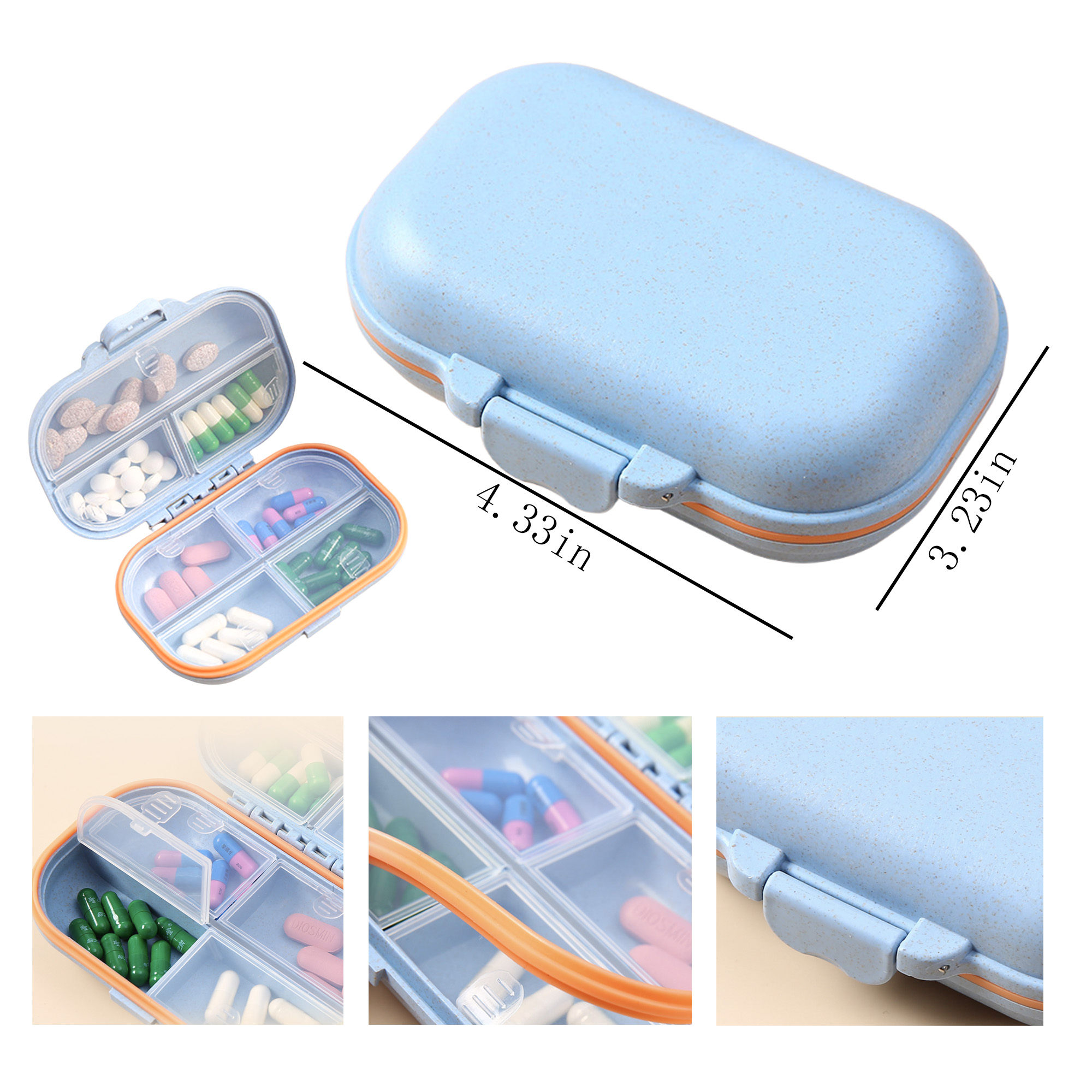 Candy-Colored Portable Medicine Storage Box MOQ50 3
