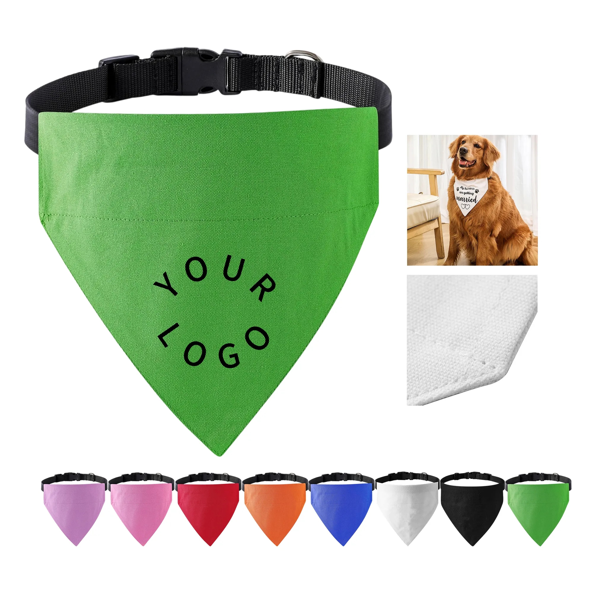 Cotton Dog Bandana Collar Fashion Pet 8