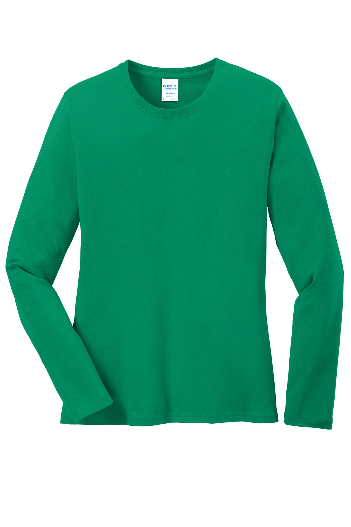 Port & Co Women's Long Sleeve Core Cotton Tee. LPC54LS 121