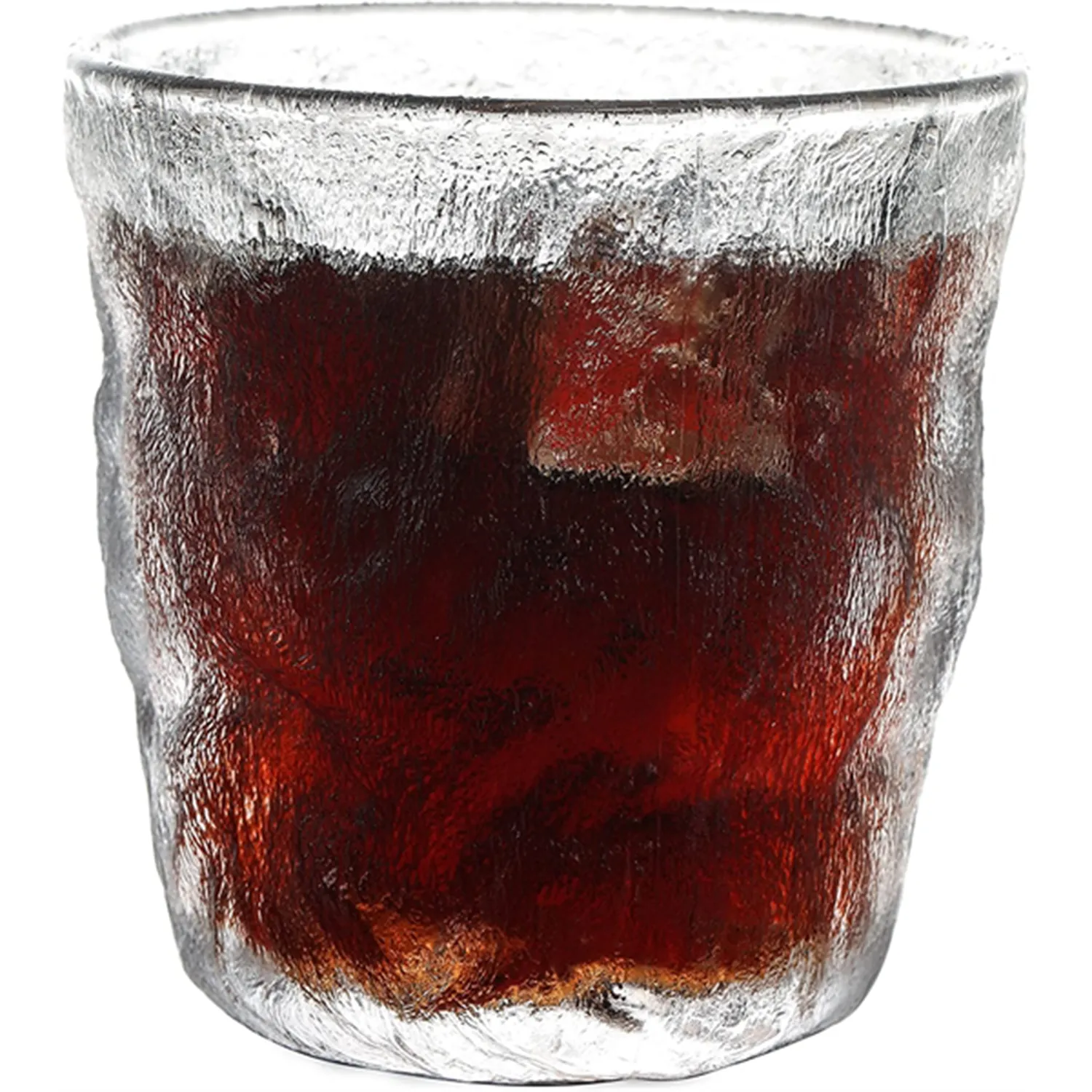 10Oz Glacier Pattern Glass Cup 4
