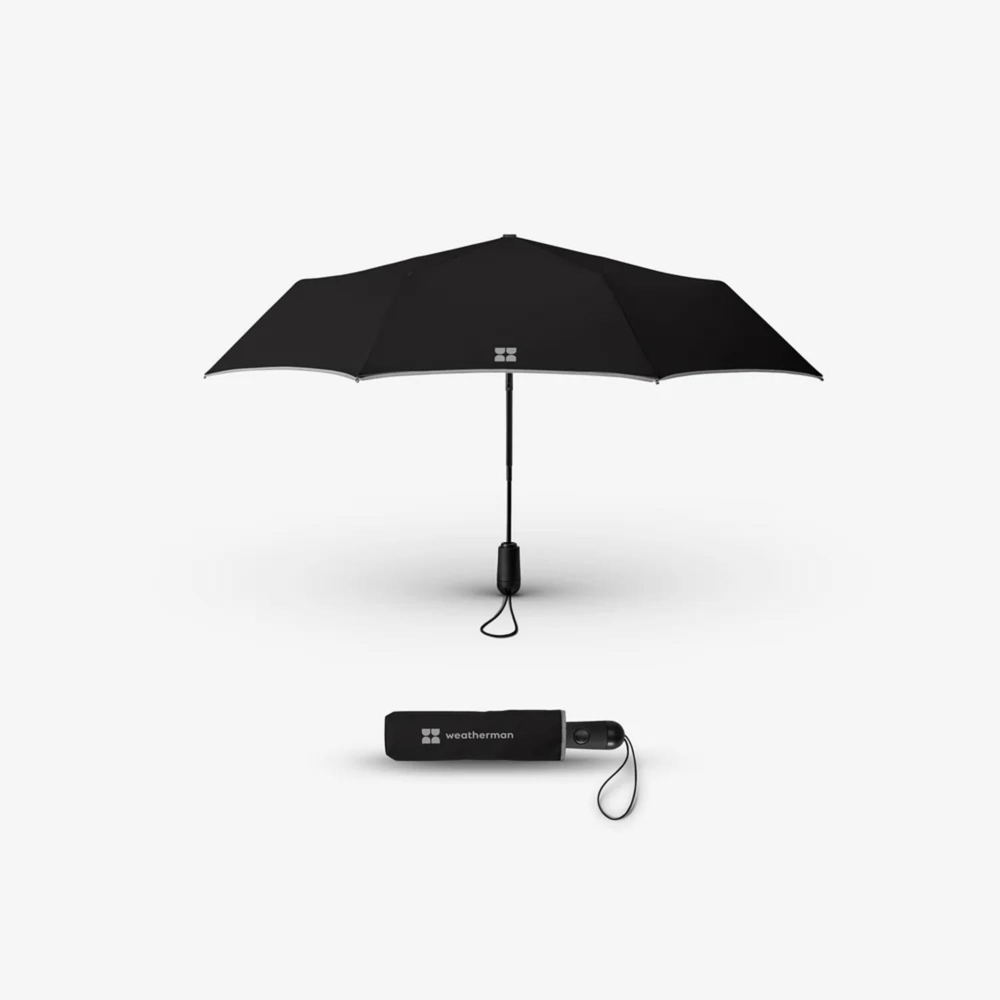 Weatherman® 100% Recycled 42″ arc Travel Umbrella