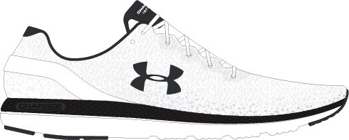 UA Charged Impulse Knit Men's Running Shoes, custom athletic wear with logo imprint 3