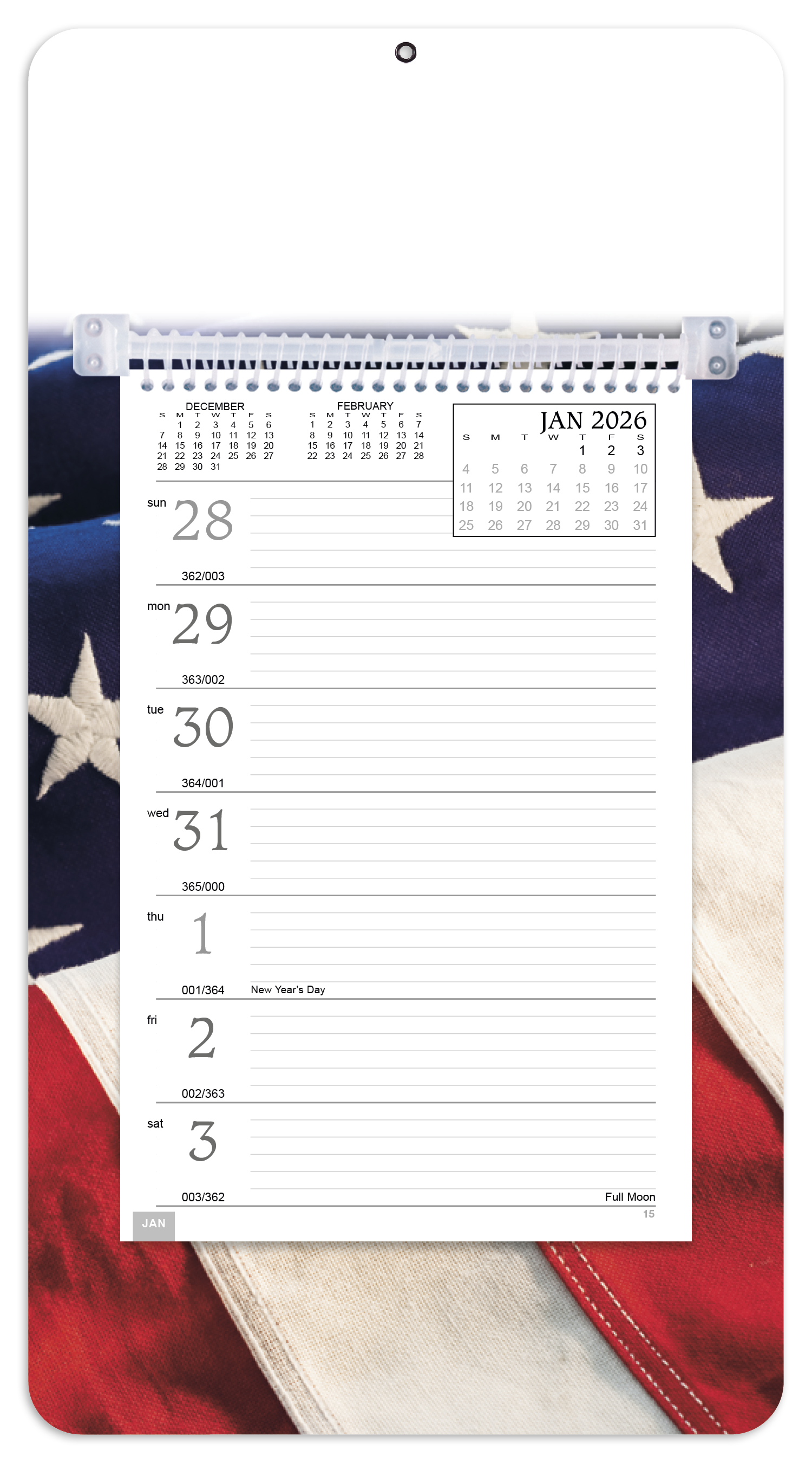 Triumph® Calendars Full-Color Weekly Memo Calendar 10