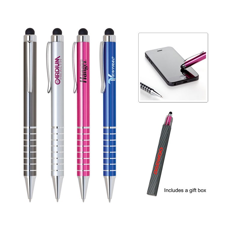 2 in 1 twist screen touch pen 2