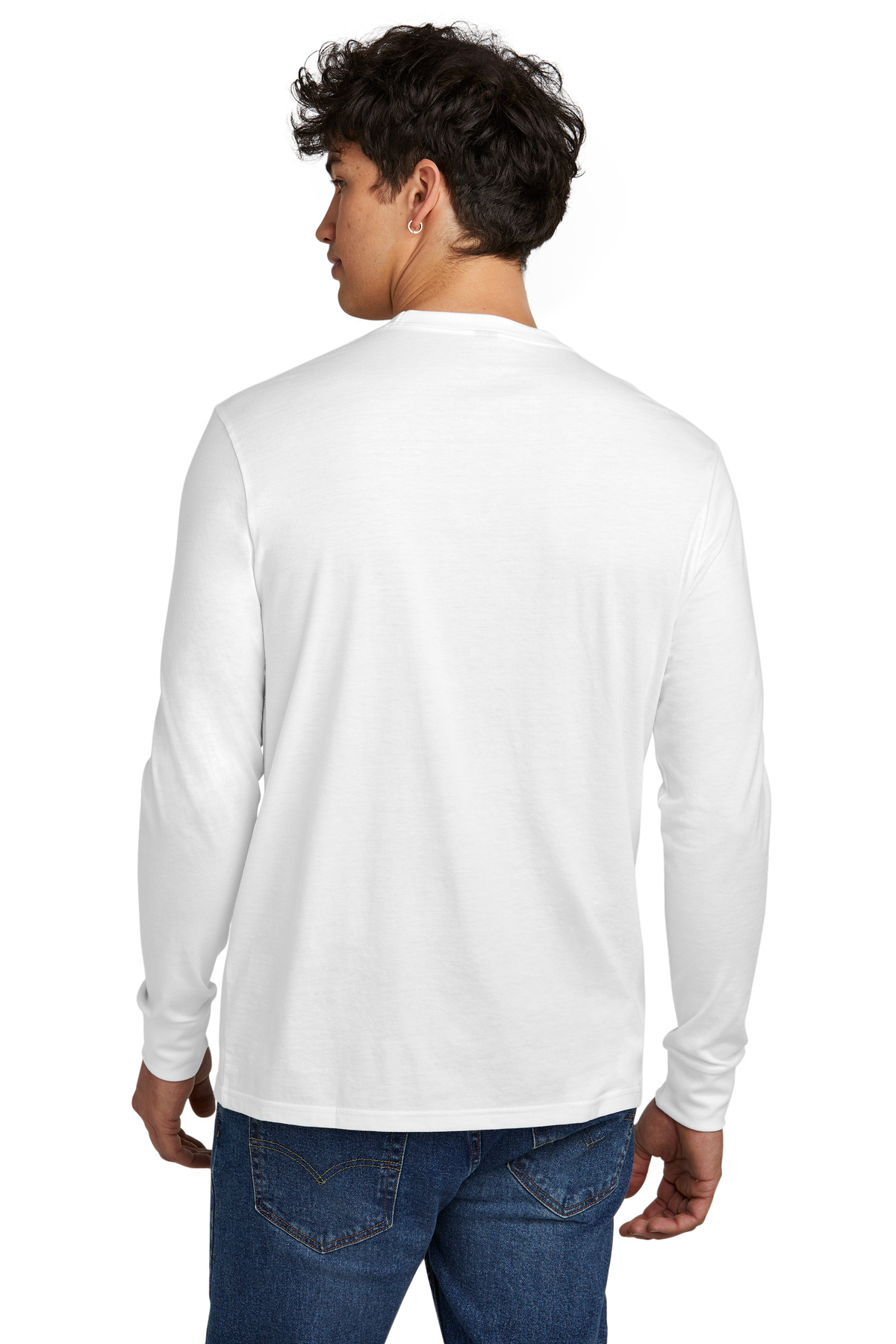 District Perfect Blend CVC Long Sleeve Tee DT109 57