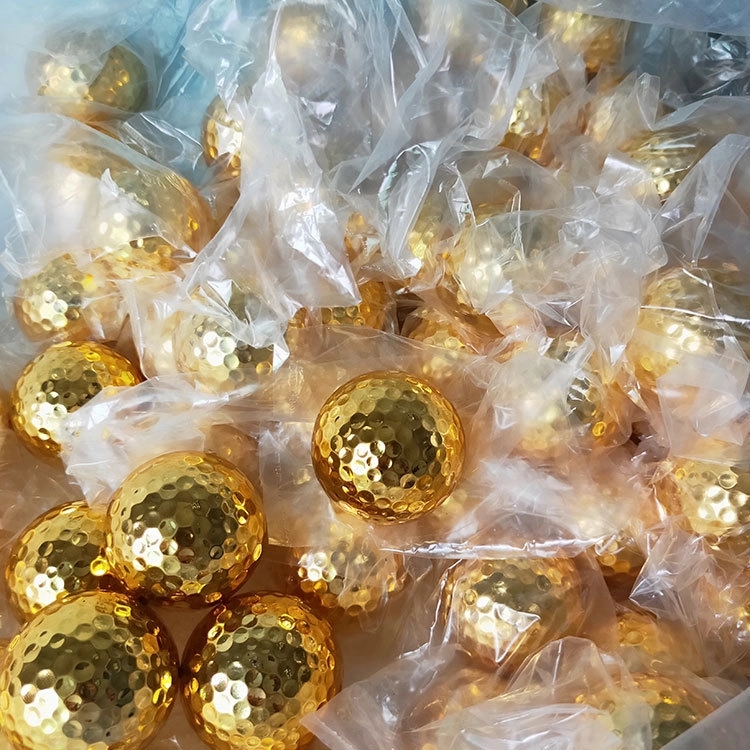 Custom Gift Ionomer Resin Gold Golf Ball 2