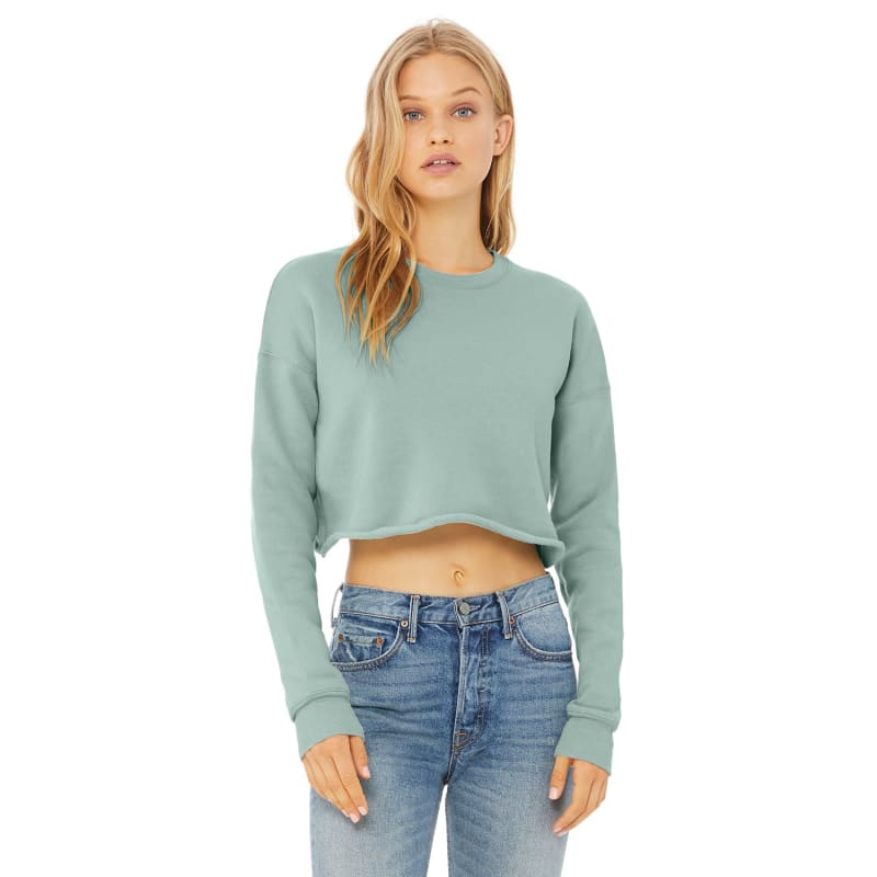 Bella + Canvas Ladies' Cropped Fleece Crew 22