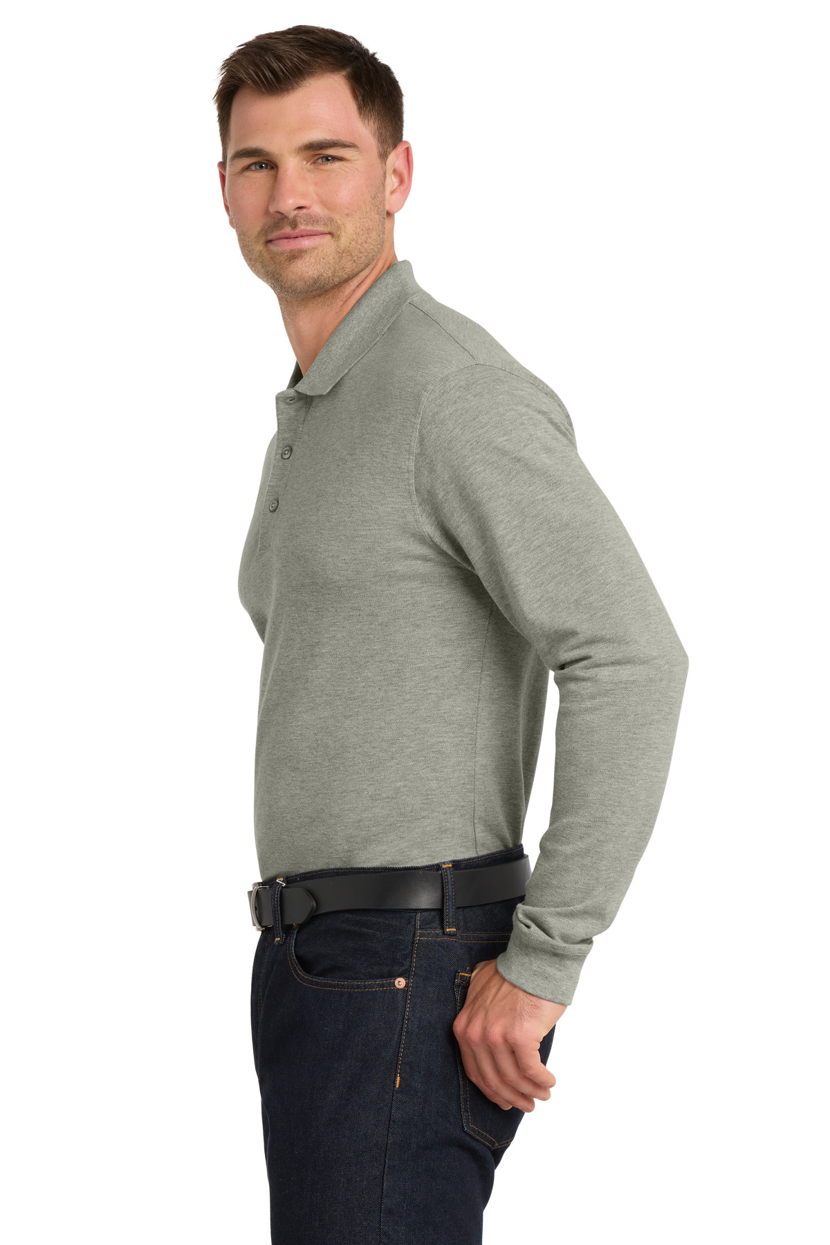 Port Authority EZCotton Long Sleeve Polo. K8000LS 16