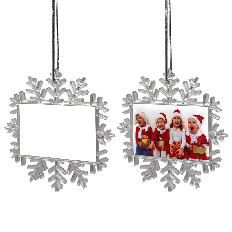4" Snowflake Holiday Ornament 2