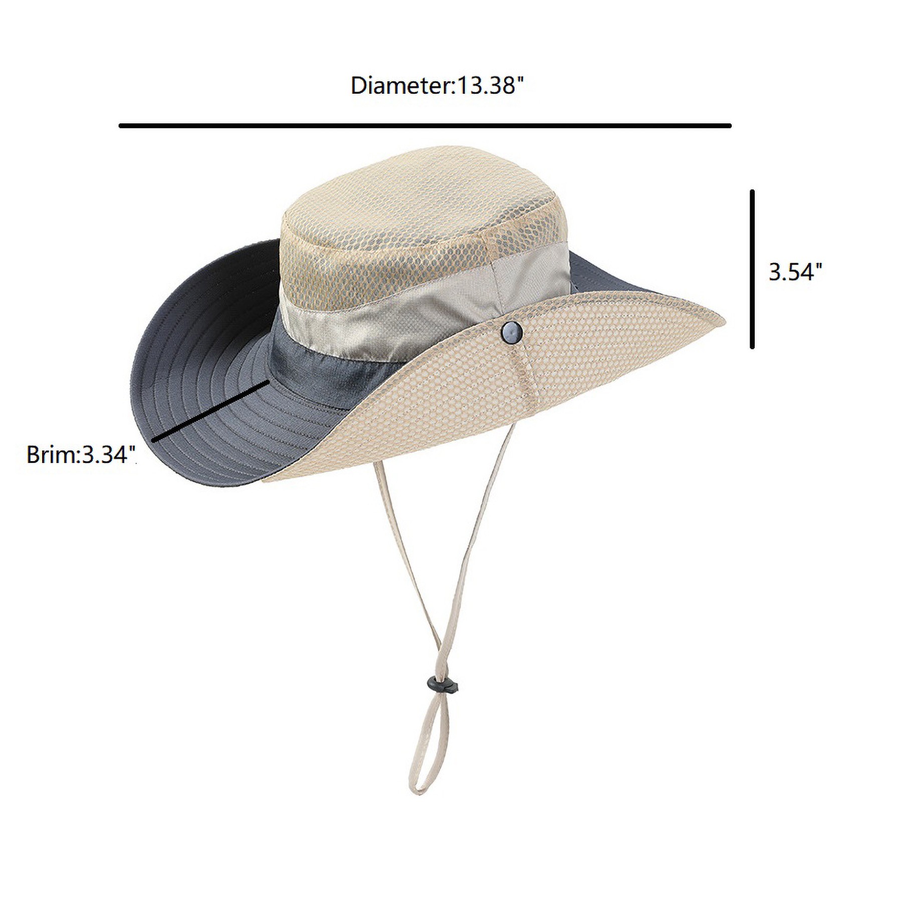 Wide Brim Bucket Hat 2