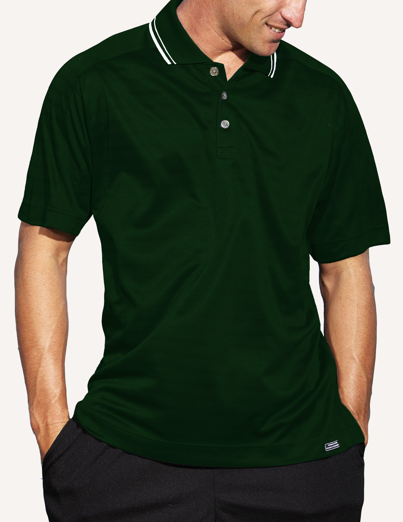 Men's Ambassador Engineer Track Knit Polo Shirt 11