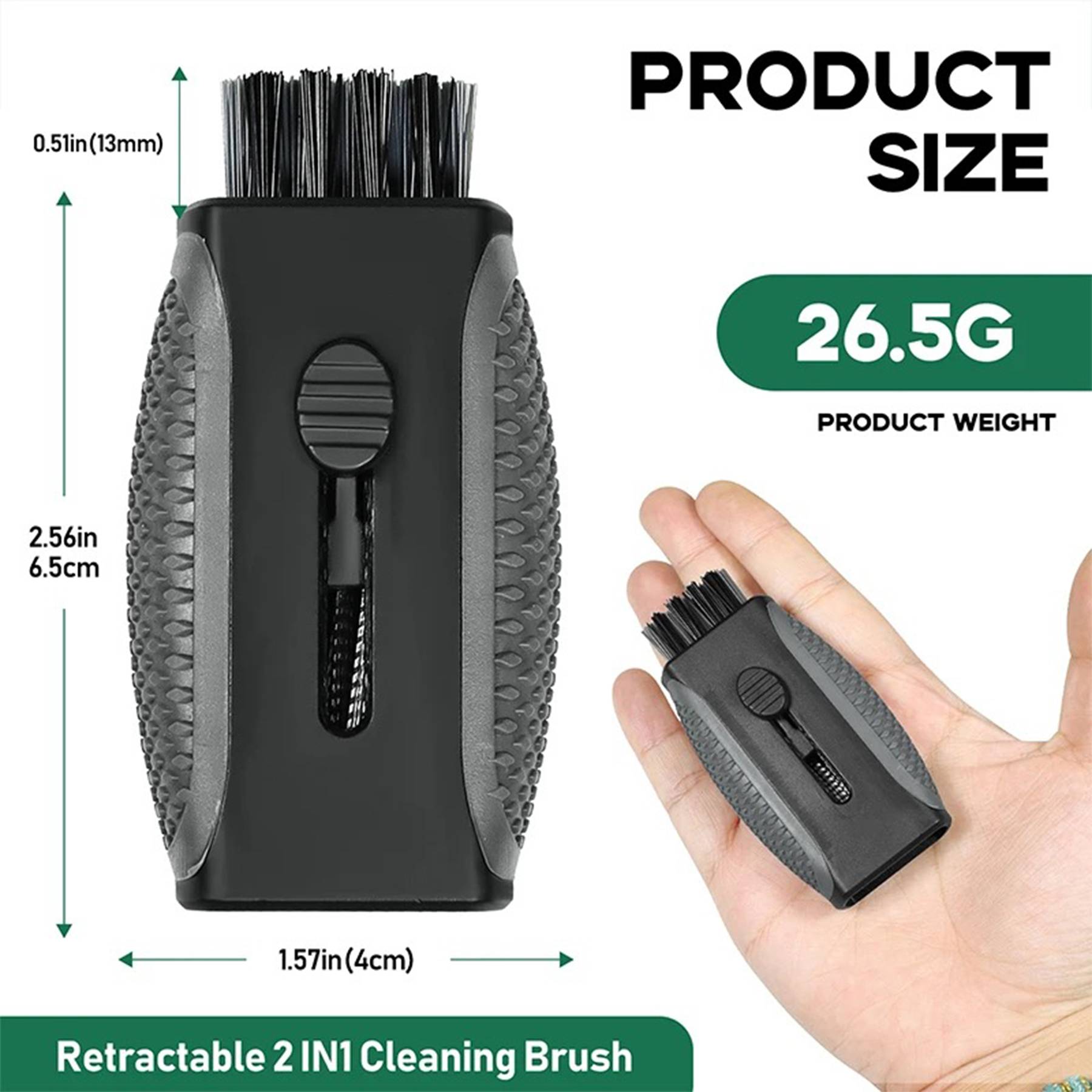 Golf club cleaning brush 3