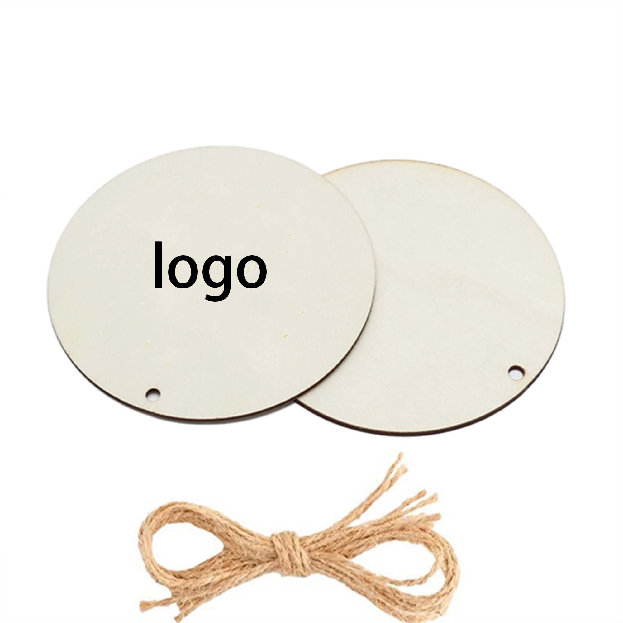 Round Wooden Ornaments 2