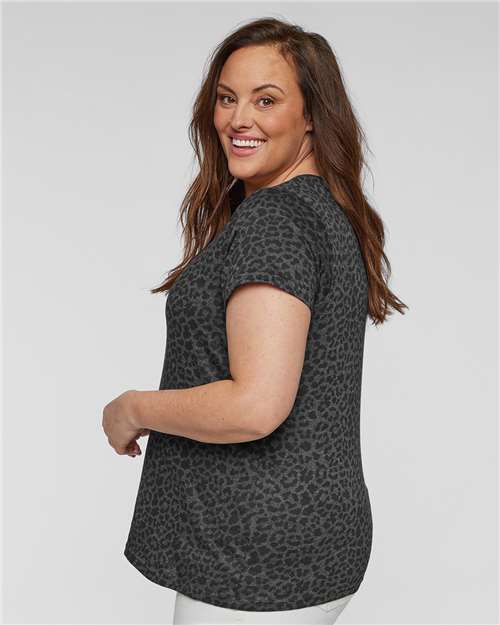 Women's Curvy Collection Fine Jersey Tee - 3816 80