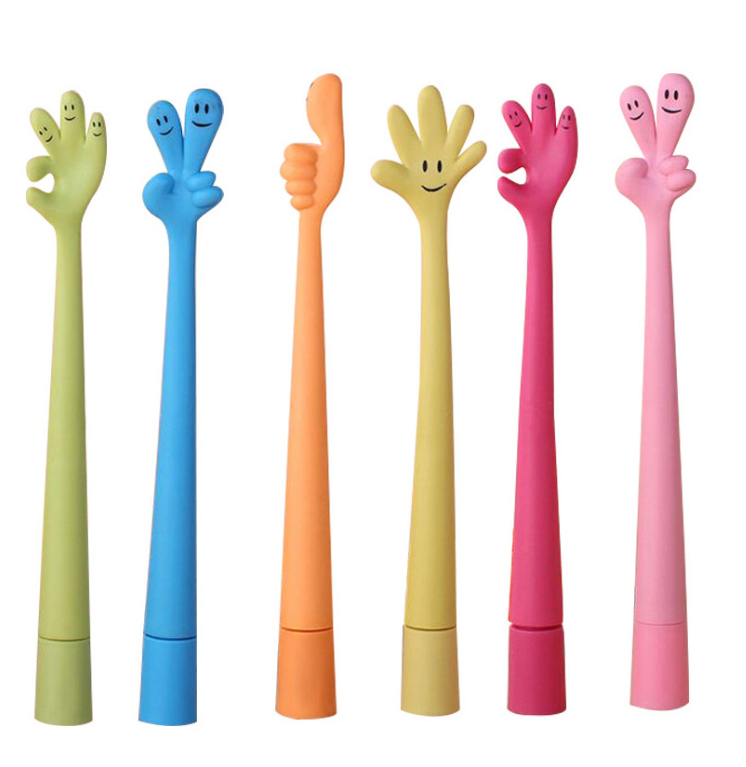 Silicone Creative Gesture Ballpoint Pen 3