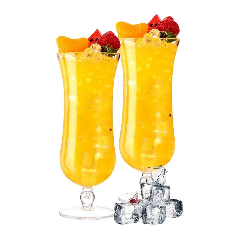 15oz. Acrylic Hurricane Glass 4