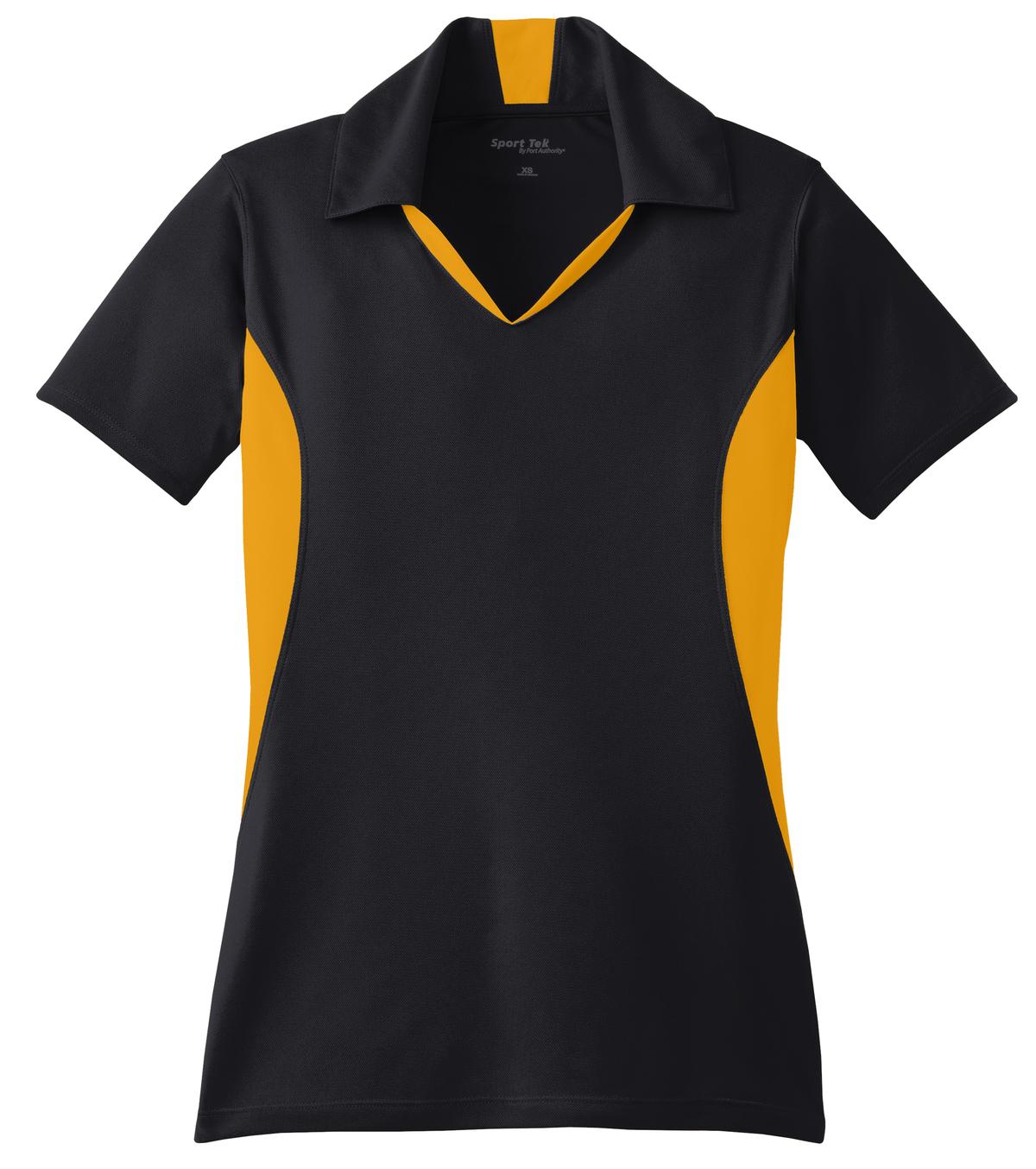 Sport-Tek® Women's Side Blocked Micropique Sport-Wick Polo
