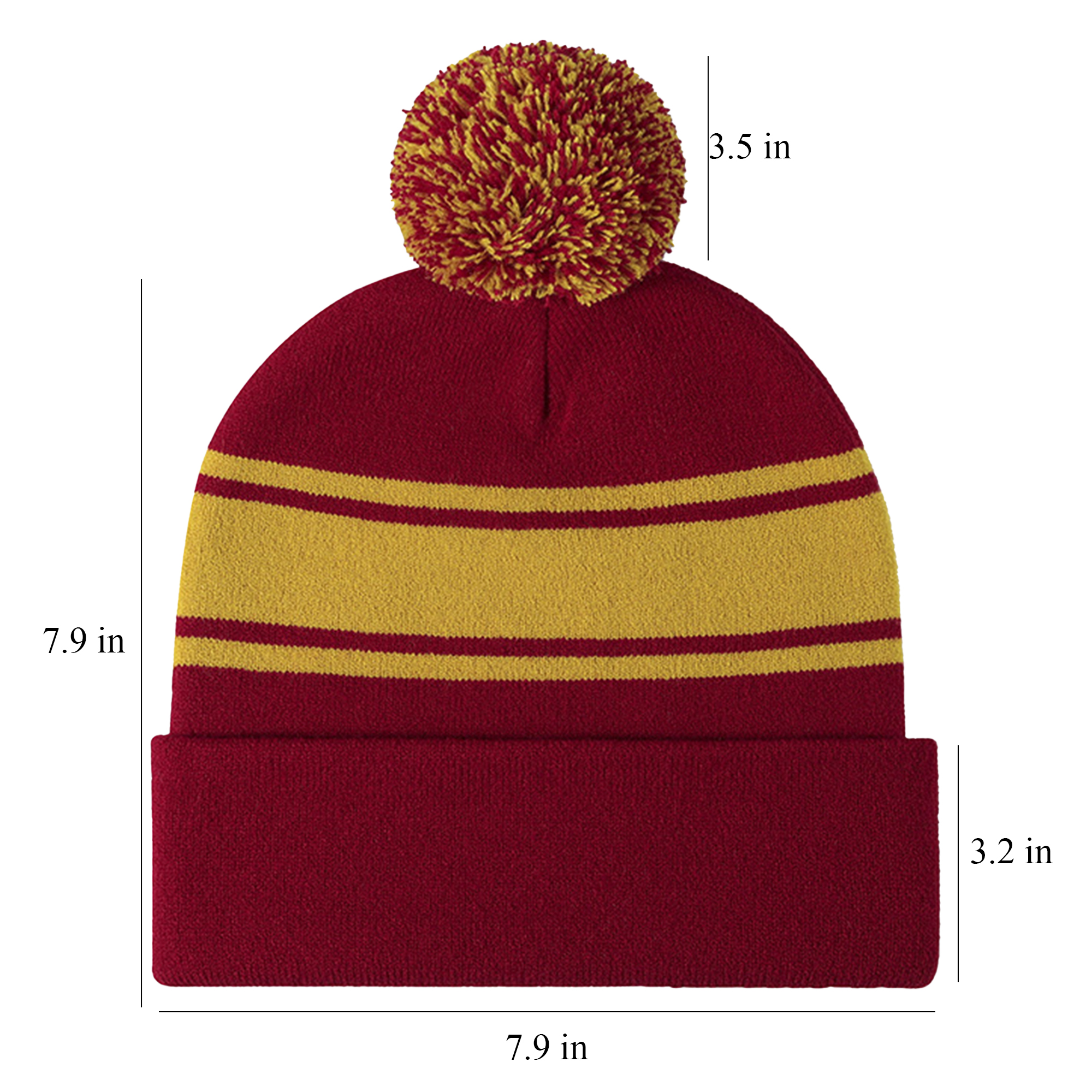 Winter Knit Beanie With Pom 5