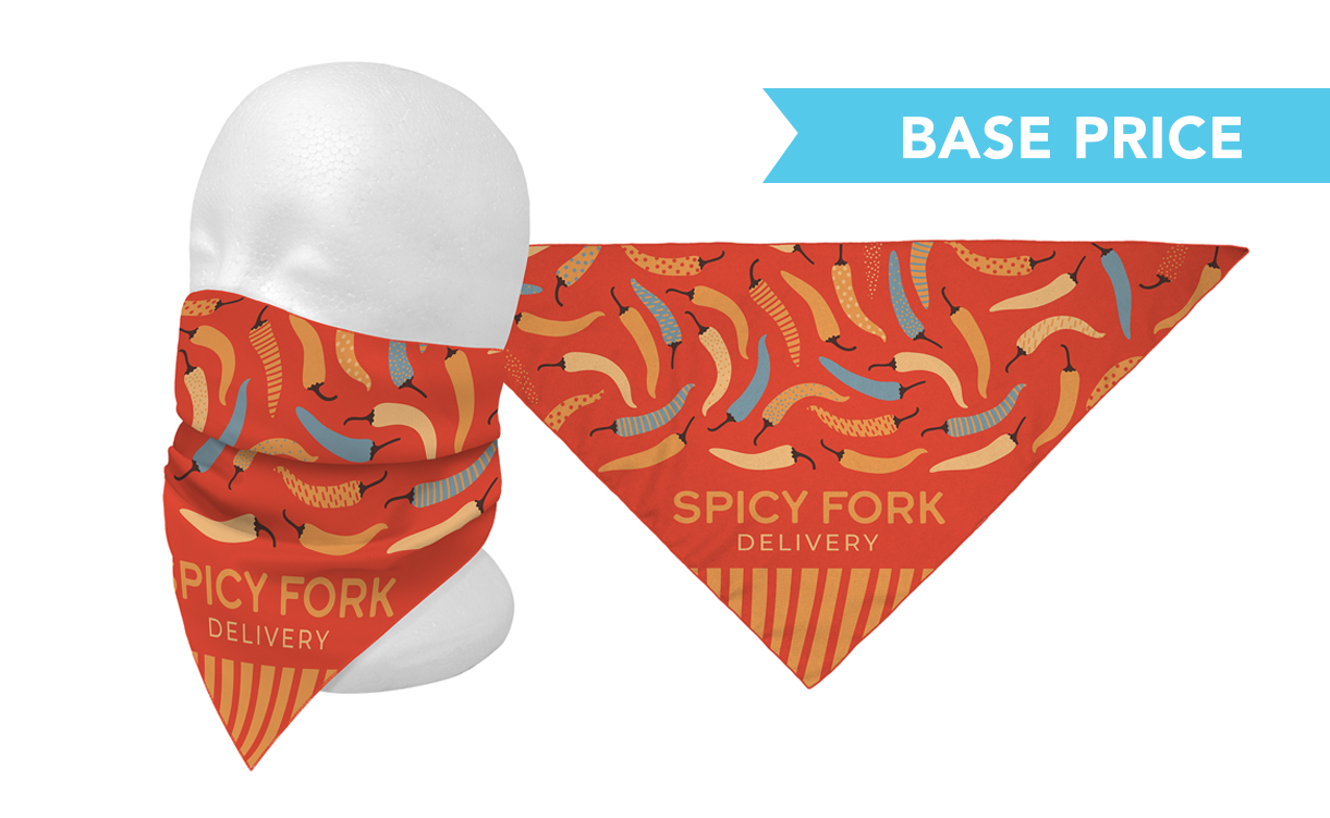 Full Color Triangle Bandana