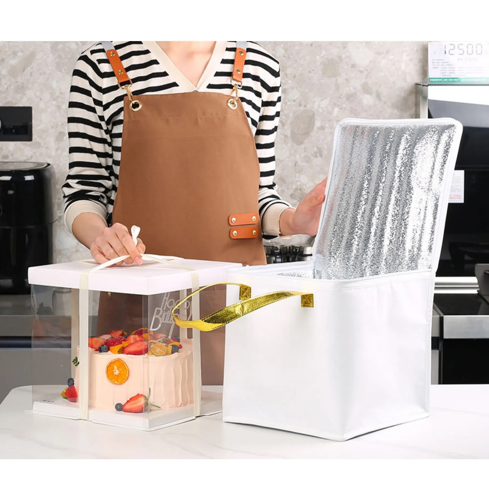 Small Portable Thermal Bag Square Ship 4