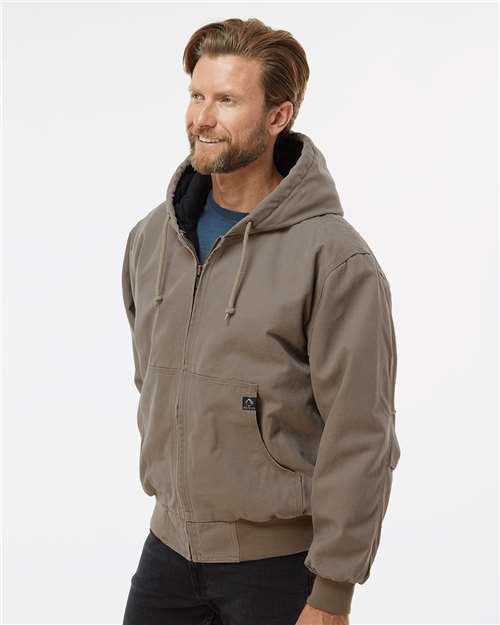 Men's Tall Cheyenne Boulder Cloth™ Hooded Jacket with Tricot Quilt Lining - 5020T 22
