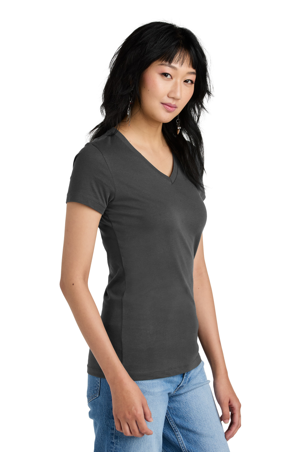 District® Women's Perfect Weight V-Neck Tee 37
