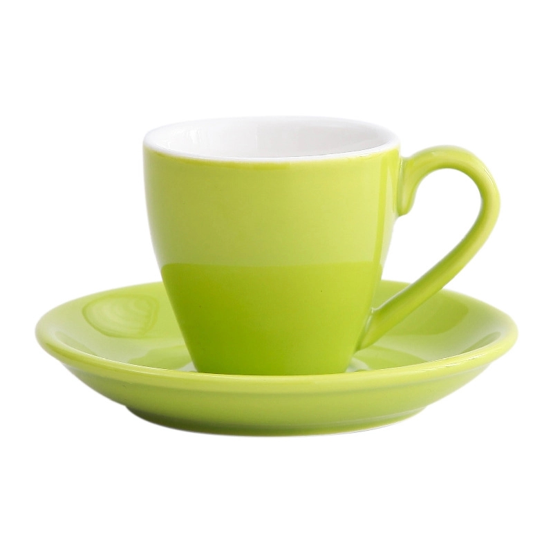 2.7 Oz Ceramic Espresso Cups and Saucer 6
