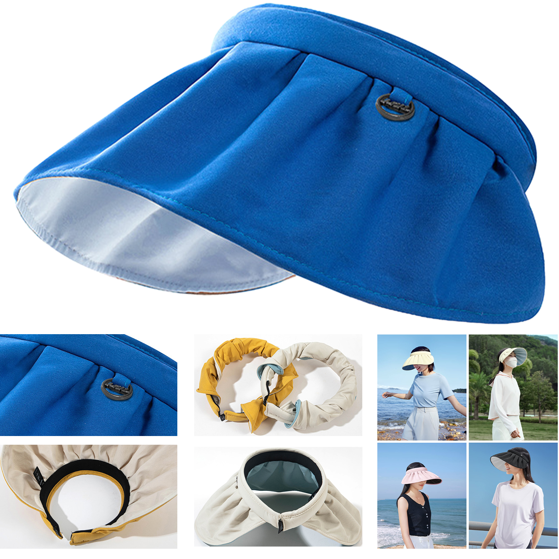 UPF 50+ Sun Visor Hat 2