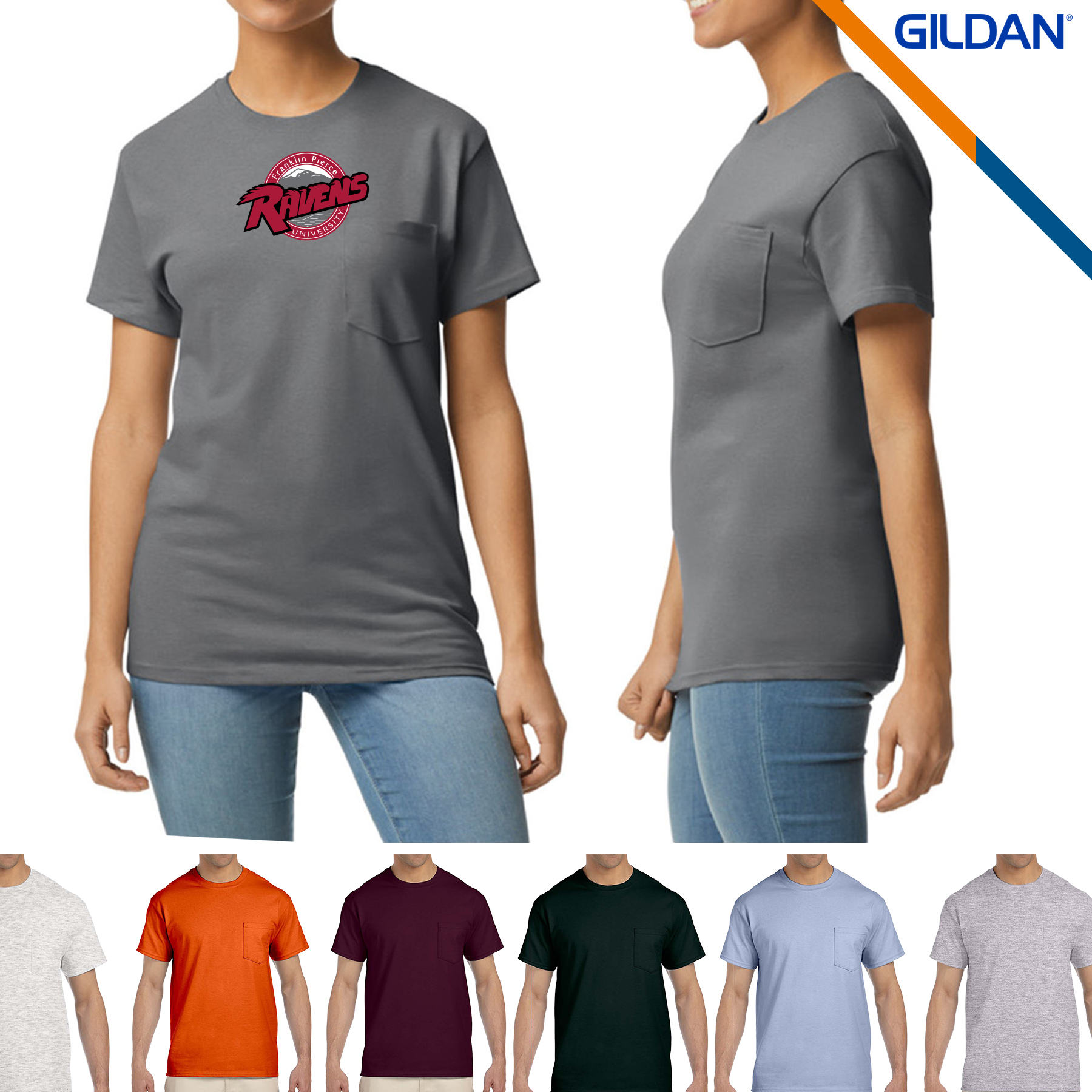 Gildan® 6.1oz 100% Cotton Preshrunk T-shirts 3
