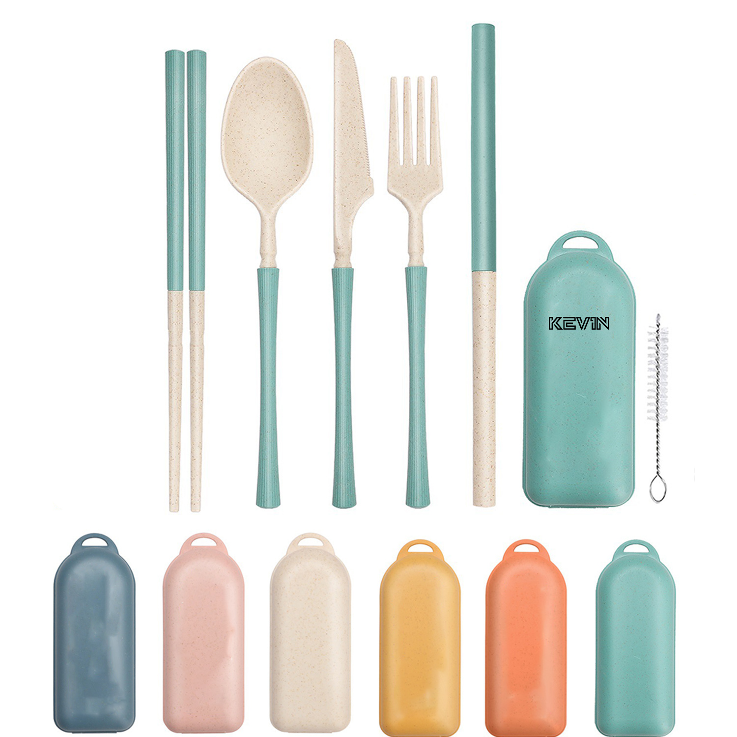 Wheat Straw Cutlery Combination 8