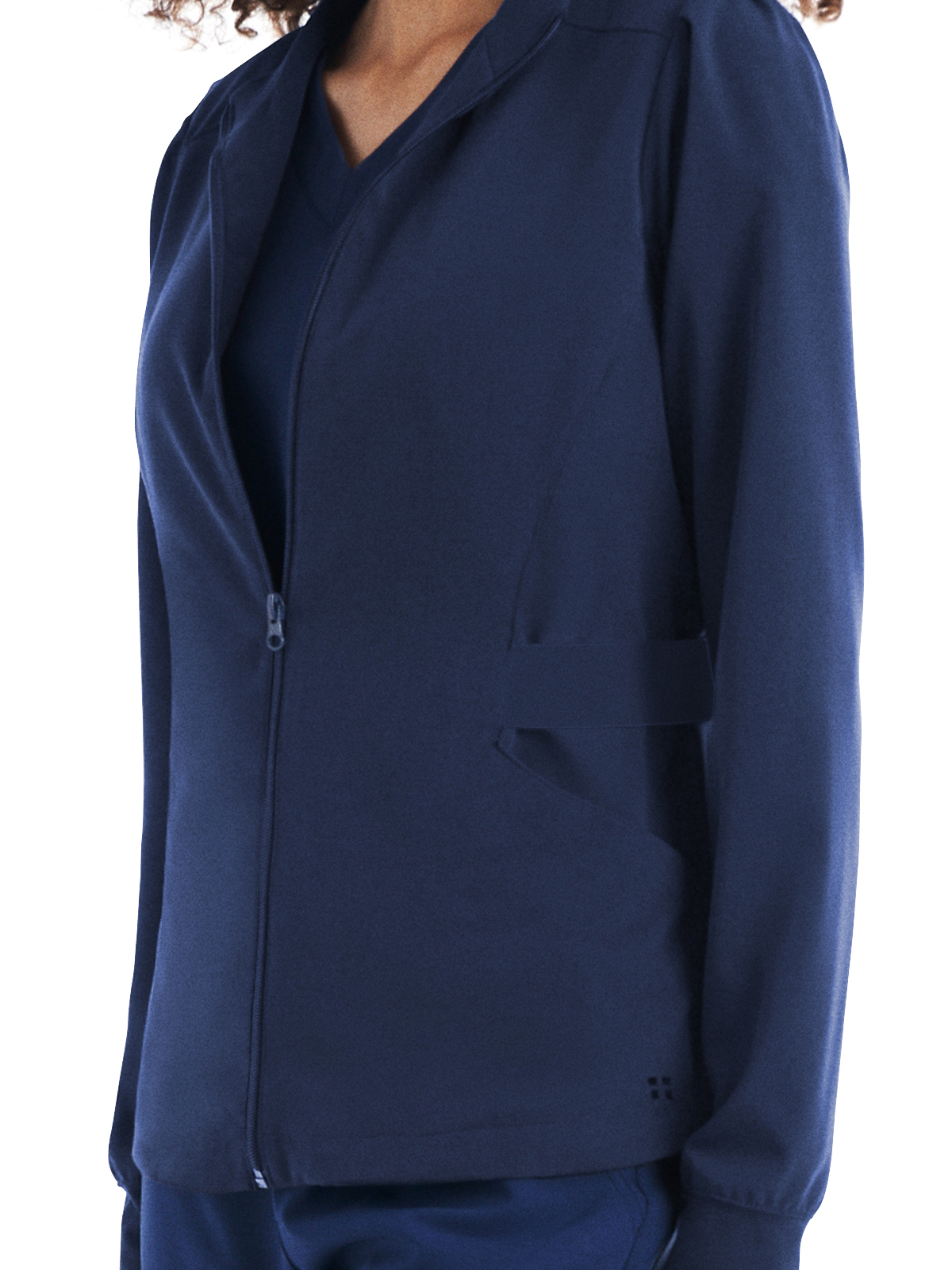 White Cross - CRFT - Women's Two-Pocket Mock Neck Zip-Front Jacket 3
