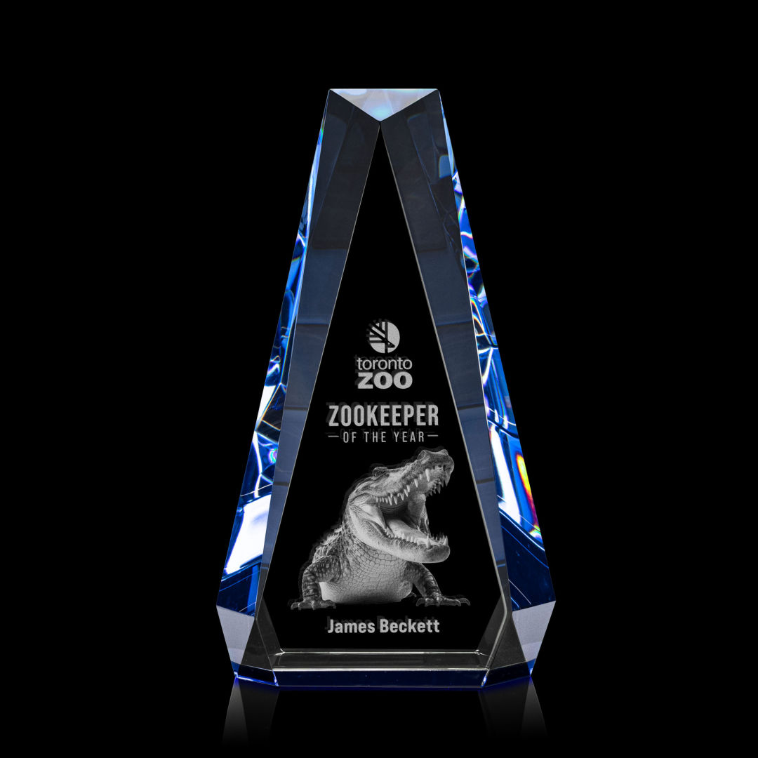 Carmel 3D Award - Blue 3