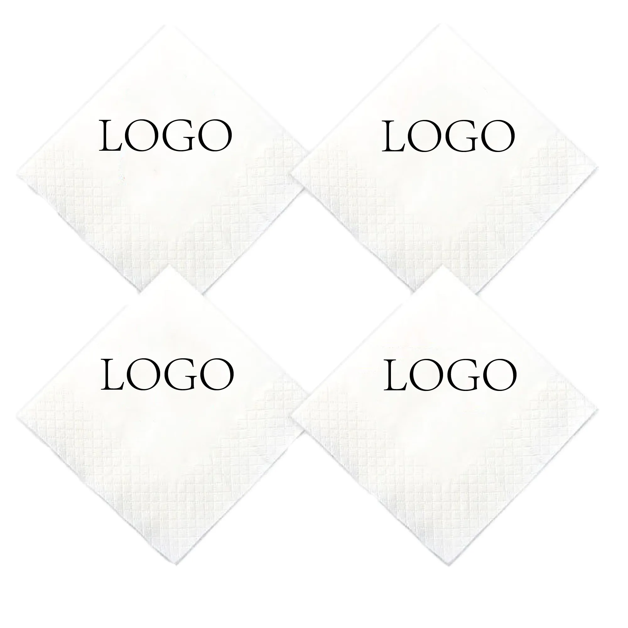Square napkin can print logo 2